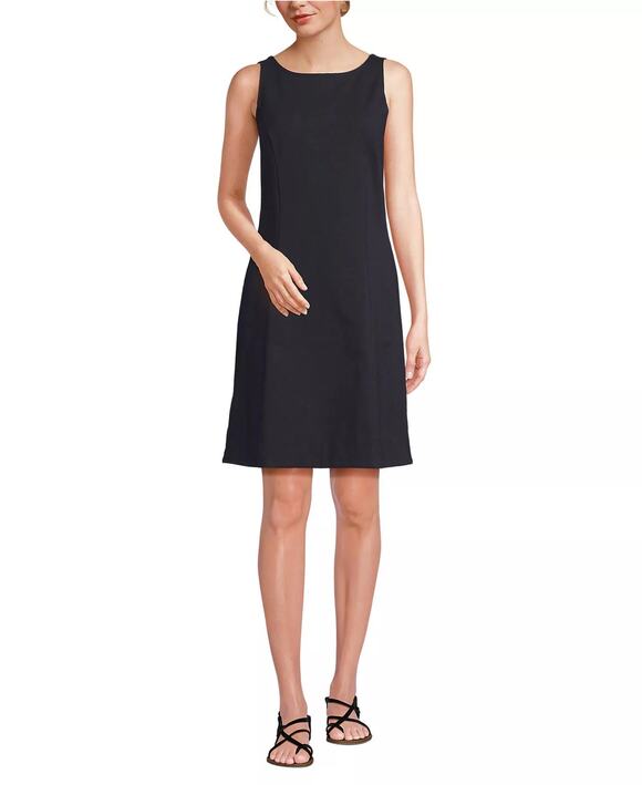 Moschino Dresses & Skirts - Moschino Sleeveless Sheath Dress Women's 4 Black Stretch Back Zip